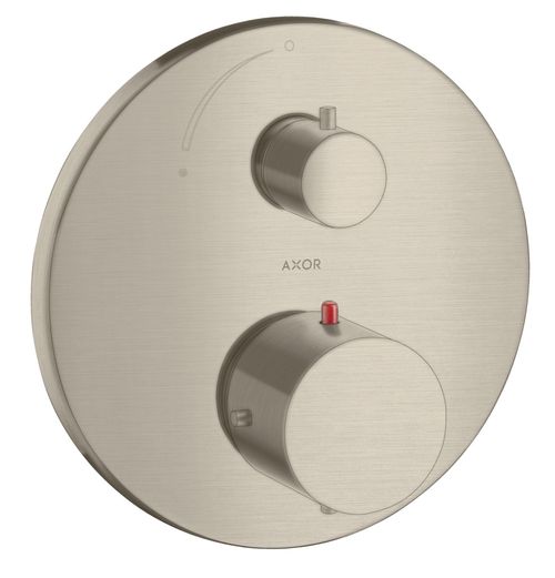 AXOR-HG-AXOR-Starck-Thermostat-Unterputz-mit-Absperrventil-Brushed-Nickel-10700820 gallery number 1